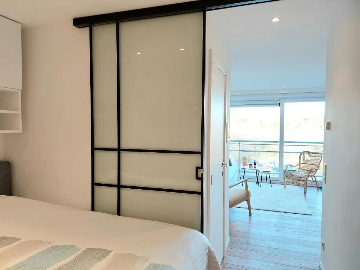 Apartment Studio 3 Bredene Met Strandcabine